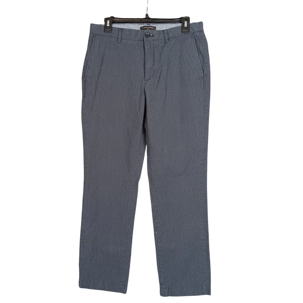 Banana Republic Aiden Fit Mens 32x30‎ Gray Dress Pants Chinos